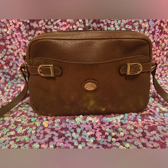 Vintage Brown Gucci Plus Crossbody Bag - Picture 1 of 11